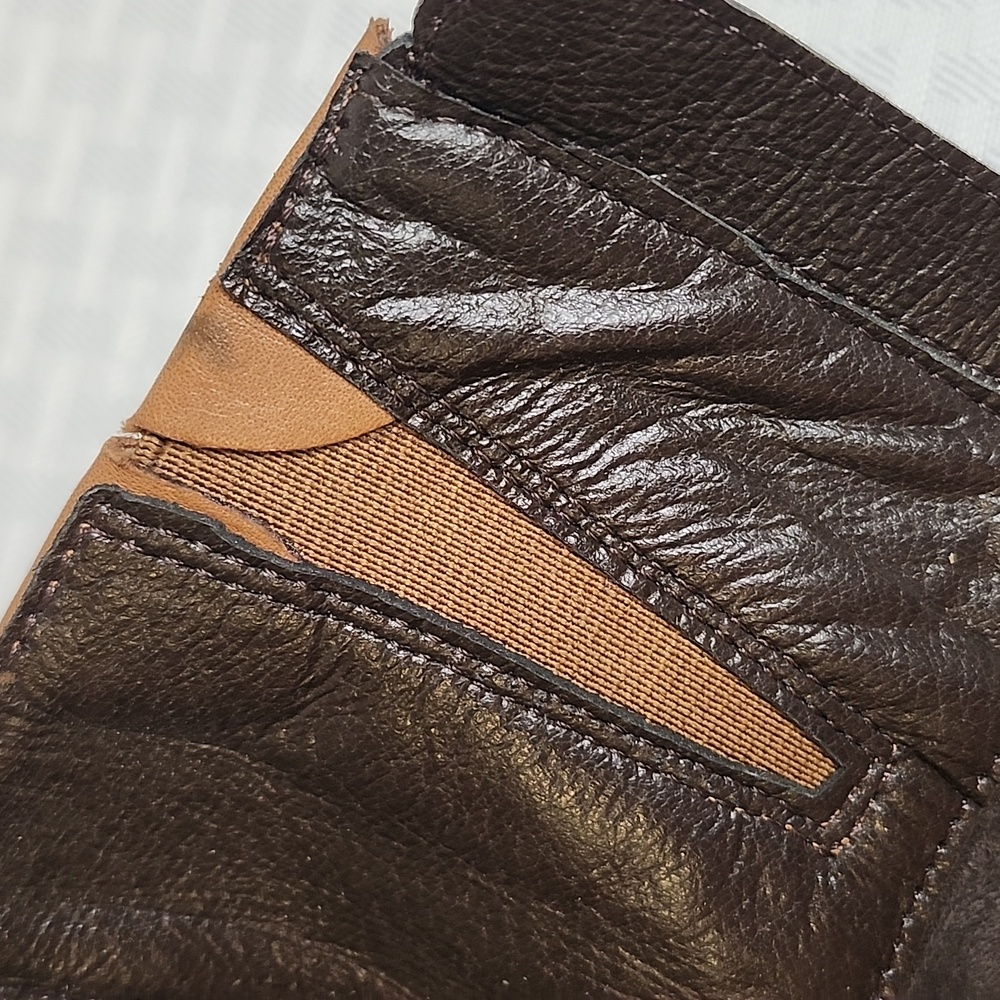 Sperry Brown Leather Tall Boots Buckle Accents NEW - Picture 11 of 14